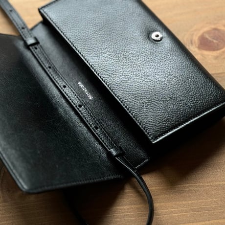 balenciaga logo leather shoulder bag