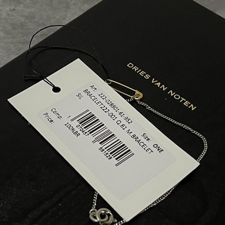 新品 dries van noten 2022aw silver bracelet