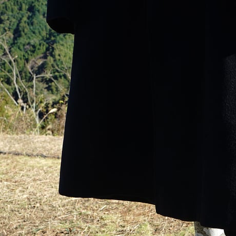 Aquascutum cashmere coat navy