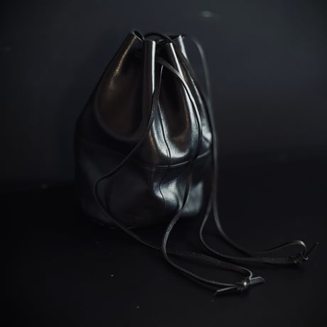 【import factory sample】“巾着”leather bag