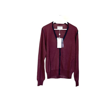 新品 maison margiela 2019aw cardigan bordeaux s