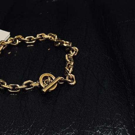 loewe silver anagram logo charm bracelet