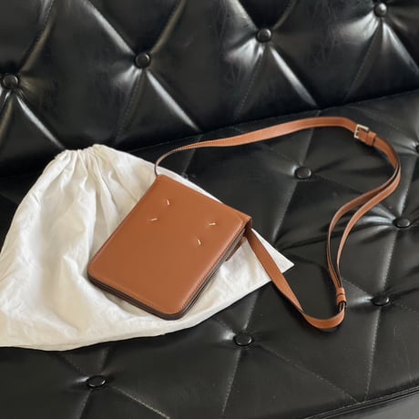 maison margiela leather shoulder bag