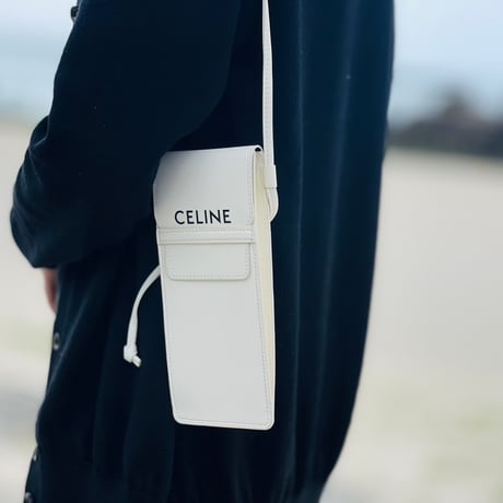 新品 celine 2023 leather shoulder pouch