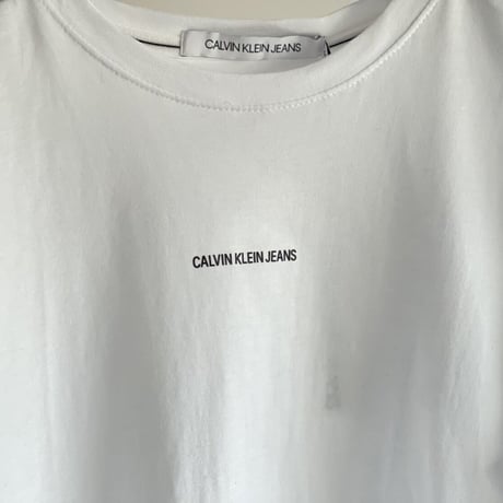 新品 calven klein 2022ss organic cotton tops wihite S