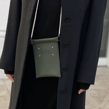 新品 maison margiela 2022 shoulder pouch green