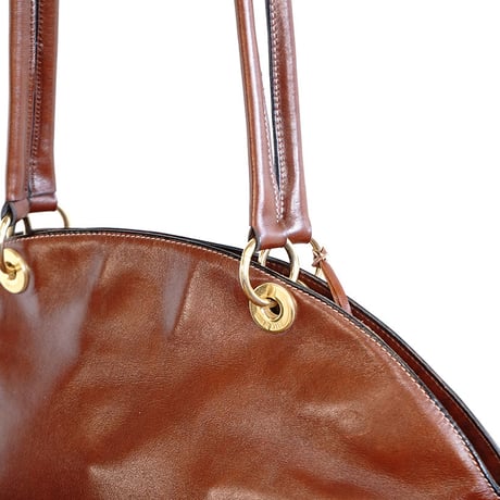 gold pfeil leather bag