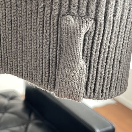 louis vuitton cashmere silk drivers knit L