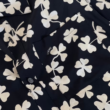 loewe 2023ss viscose logo long shirt
