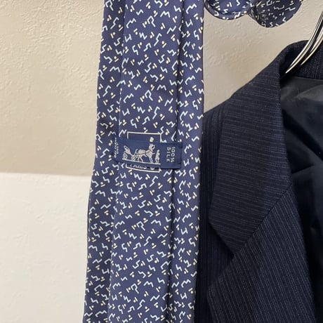 setup suit + hermes necktie #17