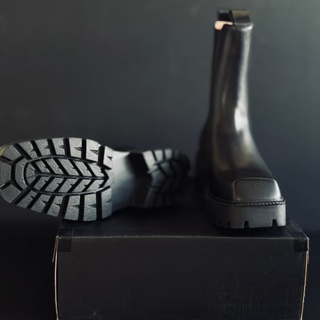 【factory sample】square toe boots 27cm