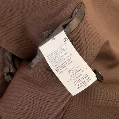 新品 maison margiela double set up suit 44