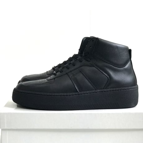 新品 maison margiela high cut sneakers black 42