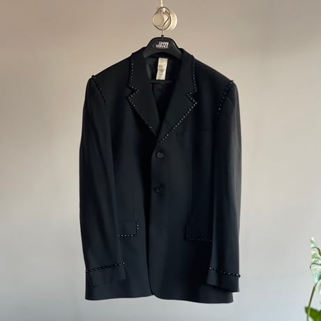 新品 gianni versace studs set up suit 52