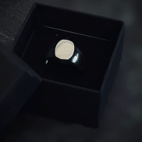 factory sample sterling silver 925 signet "oval" 19号