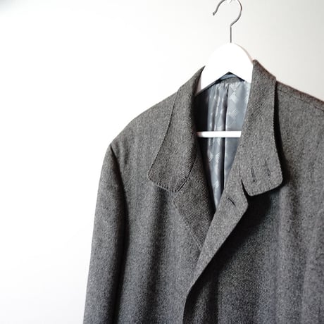 LANVIN cashmere×mink Chesterfield coat