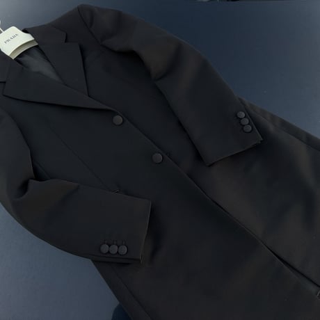 prada chester field coat