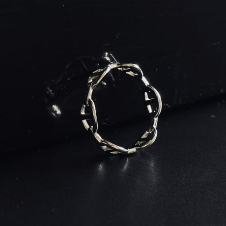 update】factory sample silver 925 chain ring 16