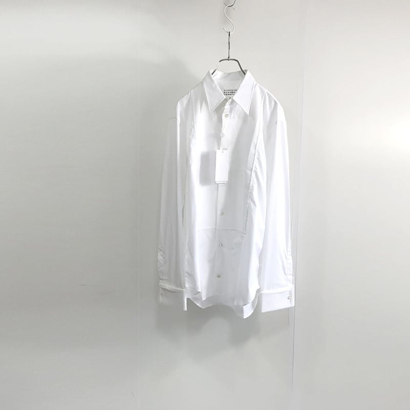 新品 maison margiela 2019ss tack dress shirt whit
