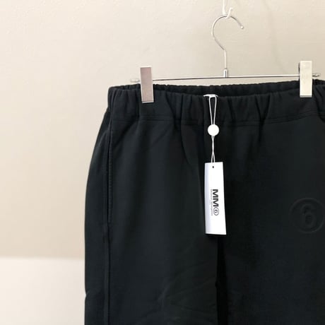 新品 mm6 maison margiela 2021ss eazy sweat pants black