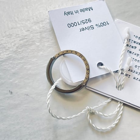 新品 maison margiela 2020aw "cut out" number ring