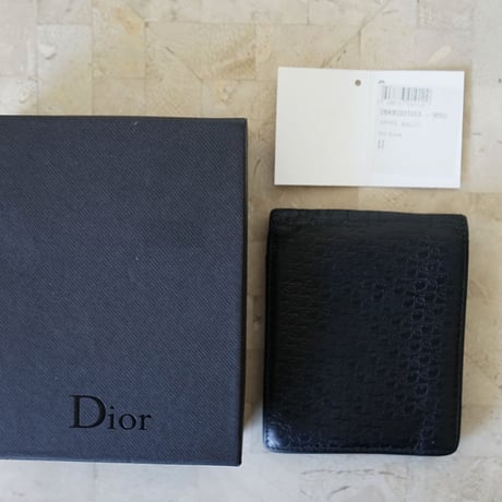 dior homme leather wallet