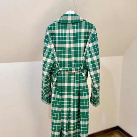 新品 mm6 maison margiela 2020 pre spring check trench coat 42