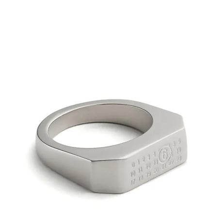 新品 mm6 maison margiela 2025ss number signet ring