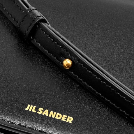 jilsander 2024-25 leather logo shoulder bag