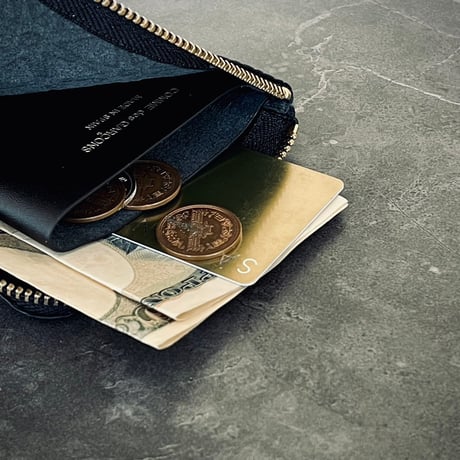 新品 comme des garcons leather wallet