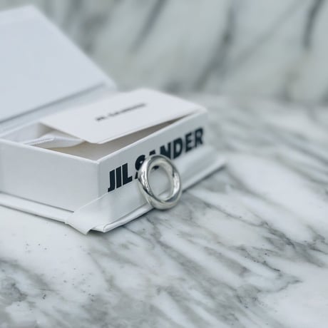 新品 jilsander silver ring 14号