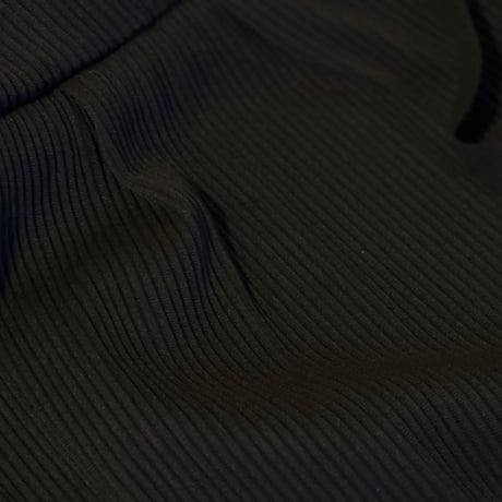 factory sample pleats wide pants black