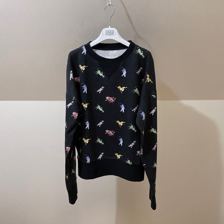 新品 maison margiela 2019ss "白タグ” kawaii print over size sweat