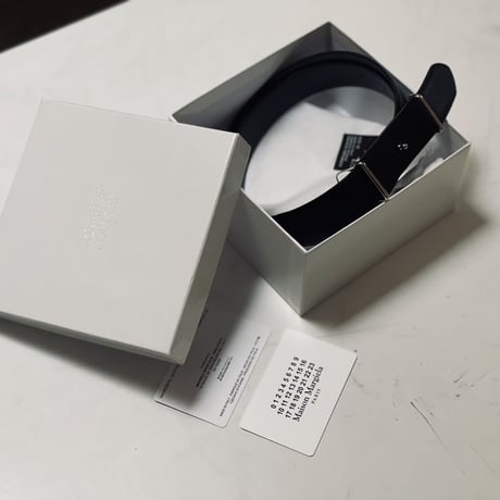 新品 maison margiela 2022aw leather belt
