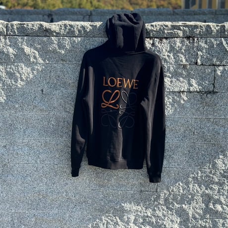 loewe over size anagram logo hoodie