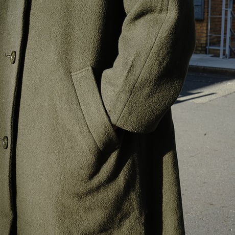 vintage wool coat green
