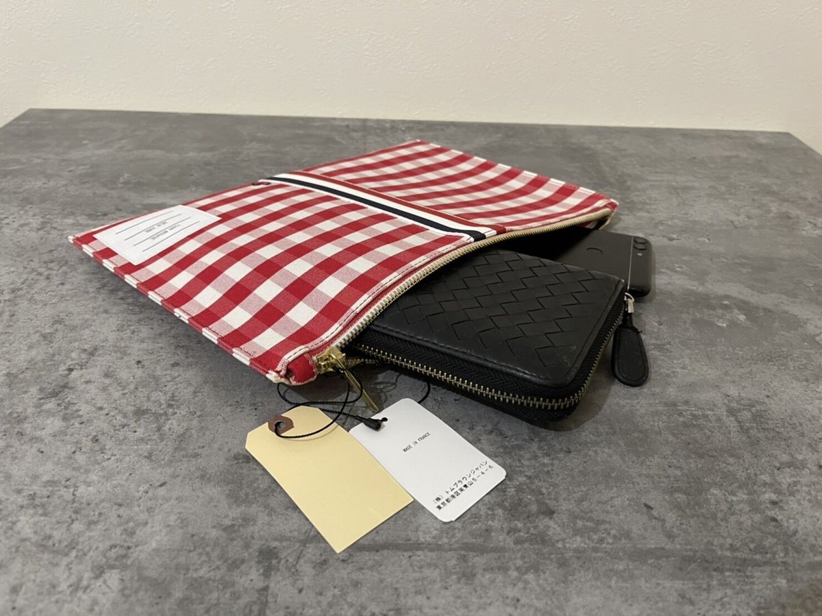 THOM BROWNE トムブラウン クラッチバッグ 新品未使用 Mr. Thom 