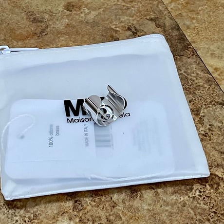 新品 mm6 maison margiela 2019aw ring silver