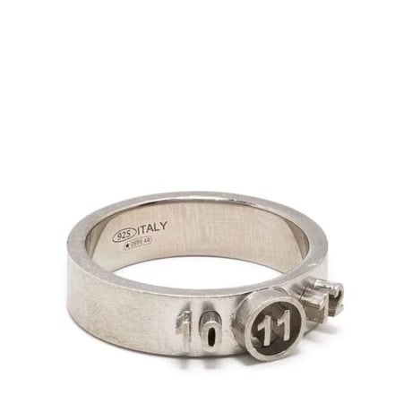 新品 maison margiela 2023ss nunmber ring silver 14号