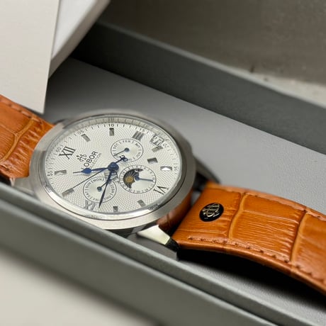 新品 lobor mechanical watch brown