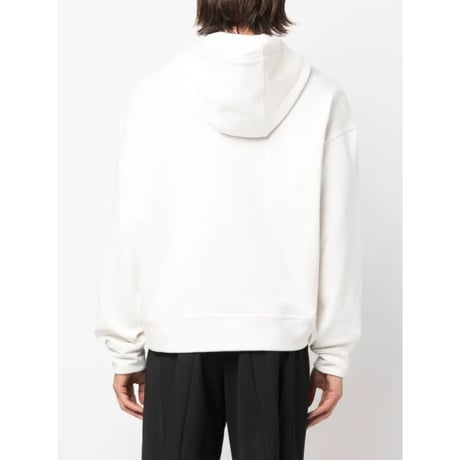 新品 jilsander logo hoodie