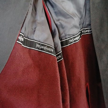 Yves Saint Laurent single trench coat