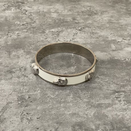 新品 alexander mcqueen 2021ss silver bangle