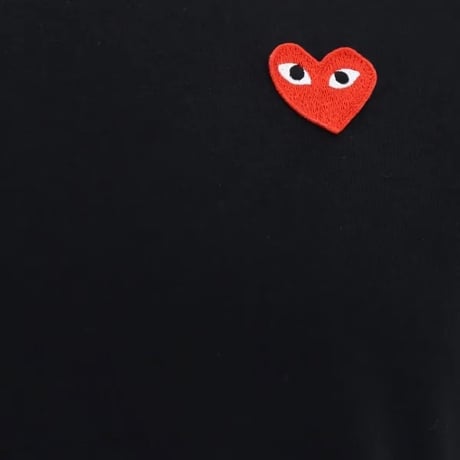 新品 play comme des garcons tops black L