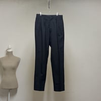 ys for men 2 tuck trousers black