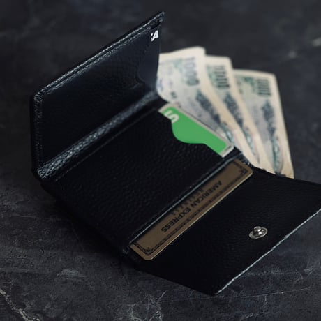 【final price】sample "シボ革” leather wallet