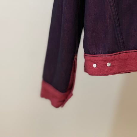 新品 mm6 maison margiela 2020aw reversible denim jacket 38