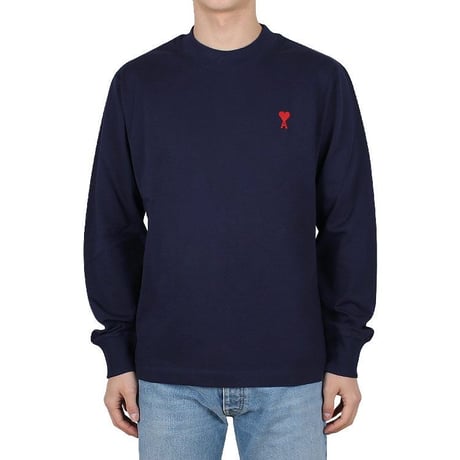 新品 ami 2023aw de coeur logo tops XS