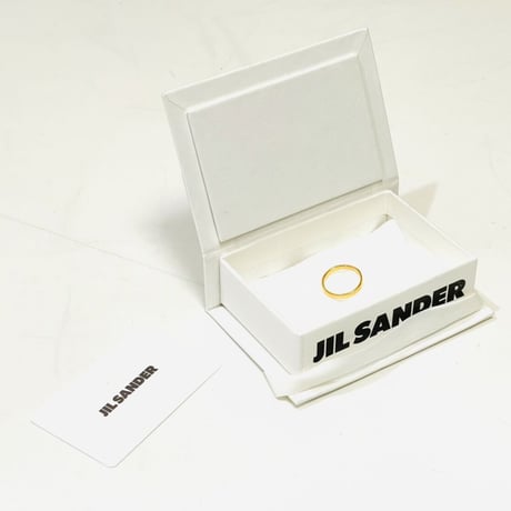 新品 jilsander 2022aw gold ring L(25号