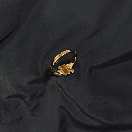 新品 saintlaurent 2021ss ring "b"